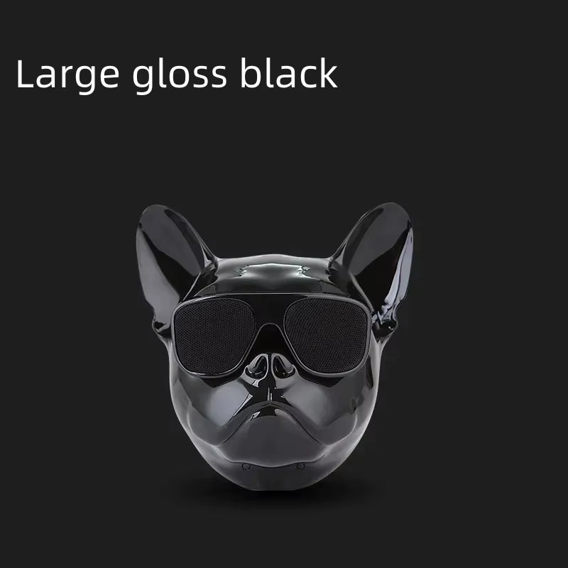 Fighting Dog Head Speaker: Portable Bluetooth Bass