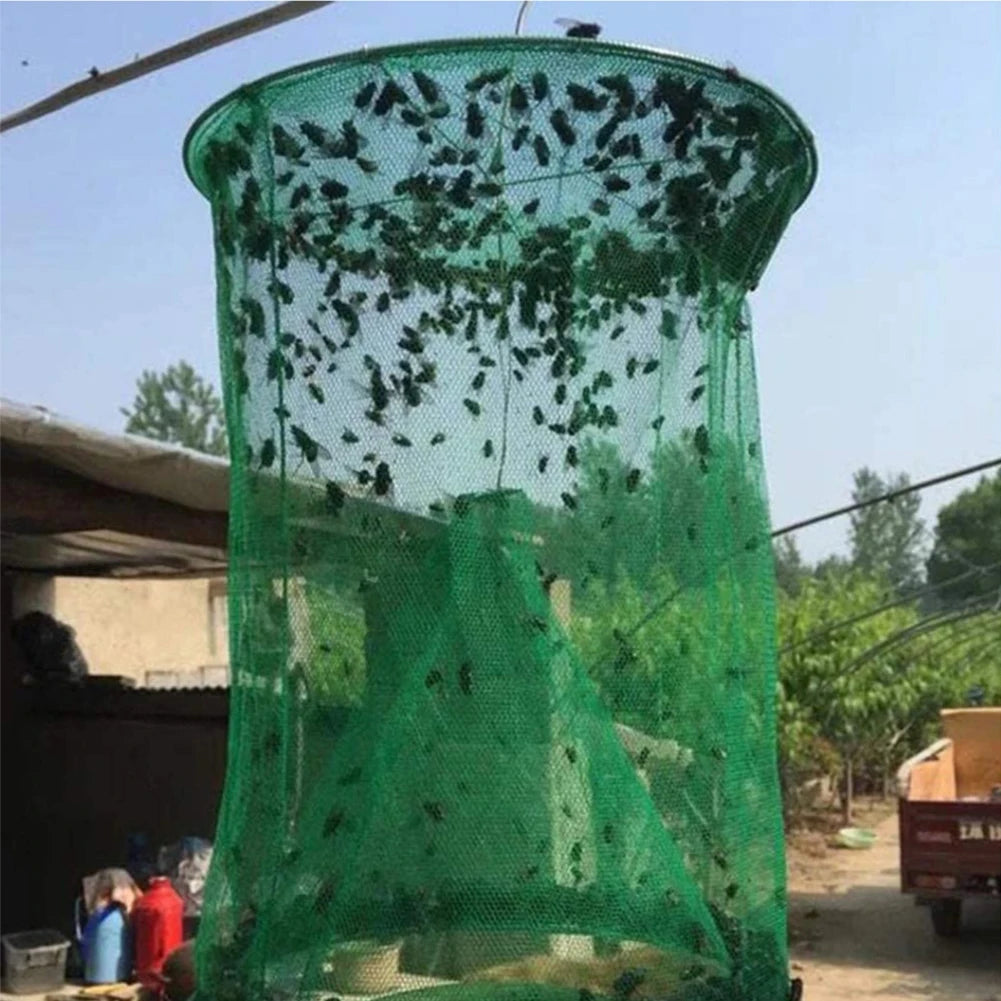 Hanging Fly Trap - Reusable Fly Catcher Cage