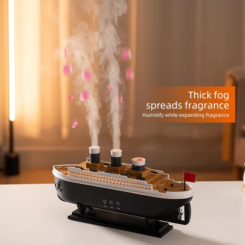 Ultrasonic Air Humidifier & Aroma Diffuser - Train Shape