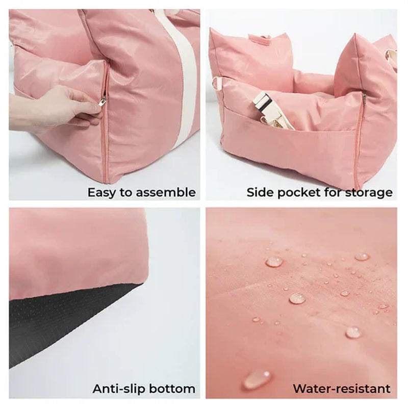 Pet Car Seat Protector: Waterproof, Washable, Padded