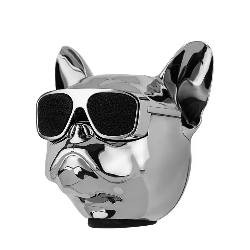 Fighting Dog Head Speaker: Portable Bluetooth Bass