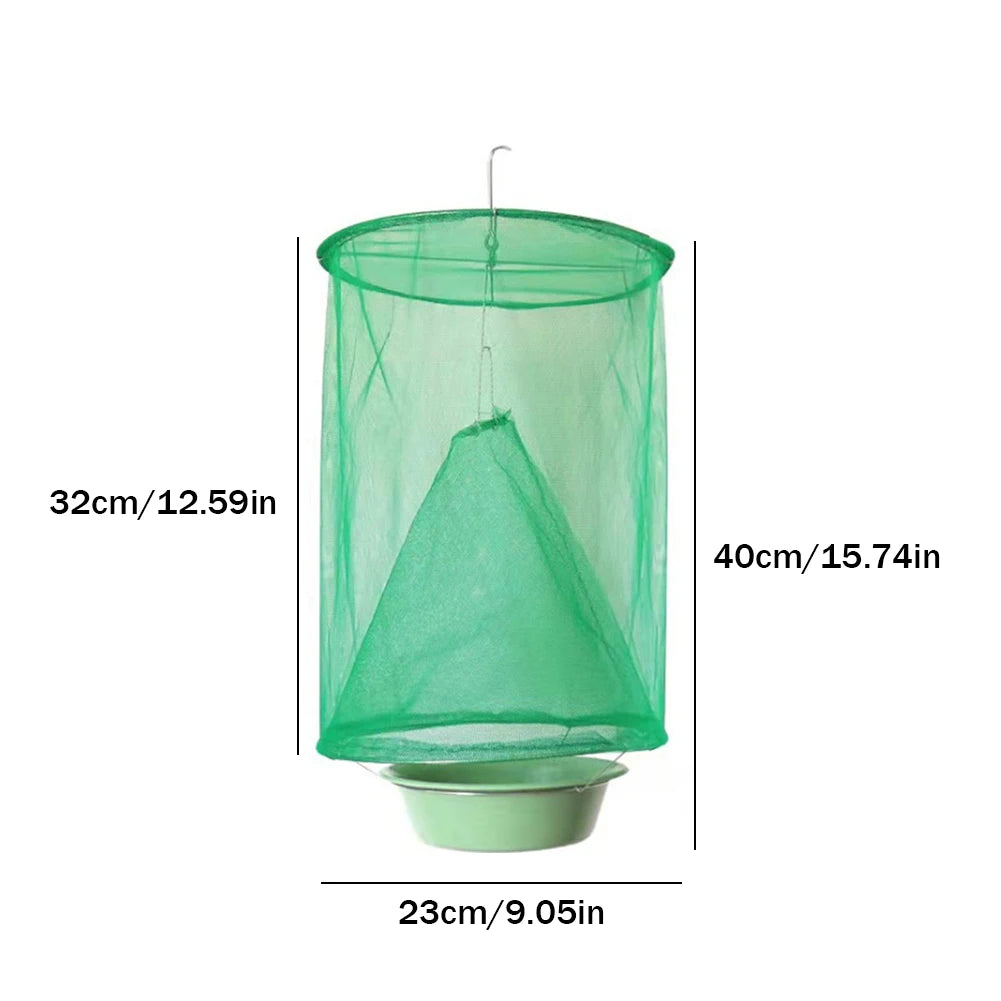 Hanging Fly Trap - Reusable Fly Catcher Cage