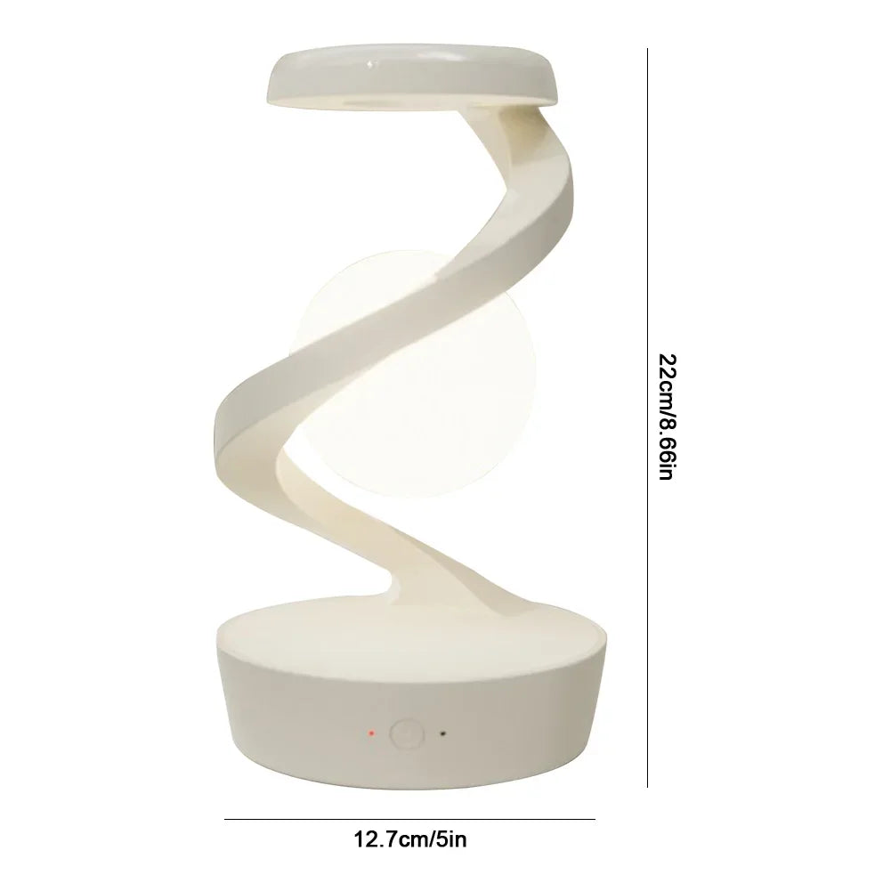 Rotating Wireless Floating Lamp with Wireless Phone Charger