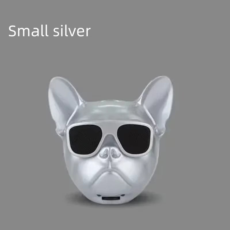 Fighting Dog Head Speaker: Portable Bluetooth Bass