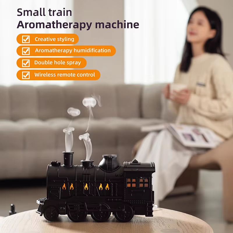 Ultrasonic Air Humidifier & Aroma Diffuser - Train Shape