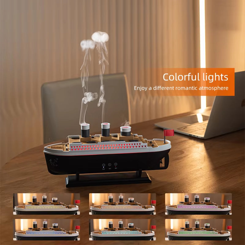 Ultrasonic Air Humidifier & Aroma Diffuser - Train Shape