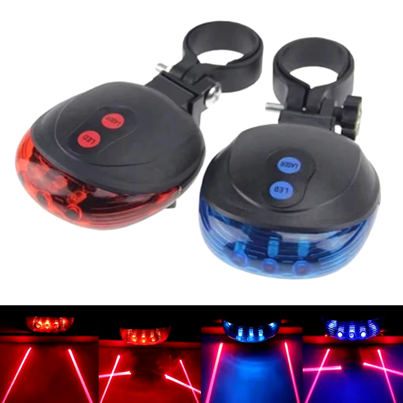 Bike LED Lights & Lasers Safety Kit