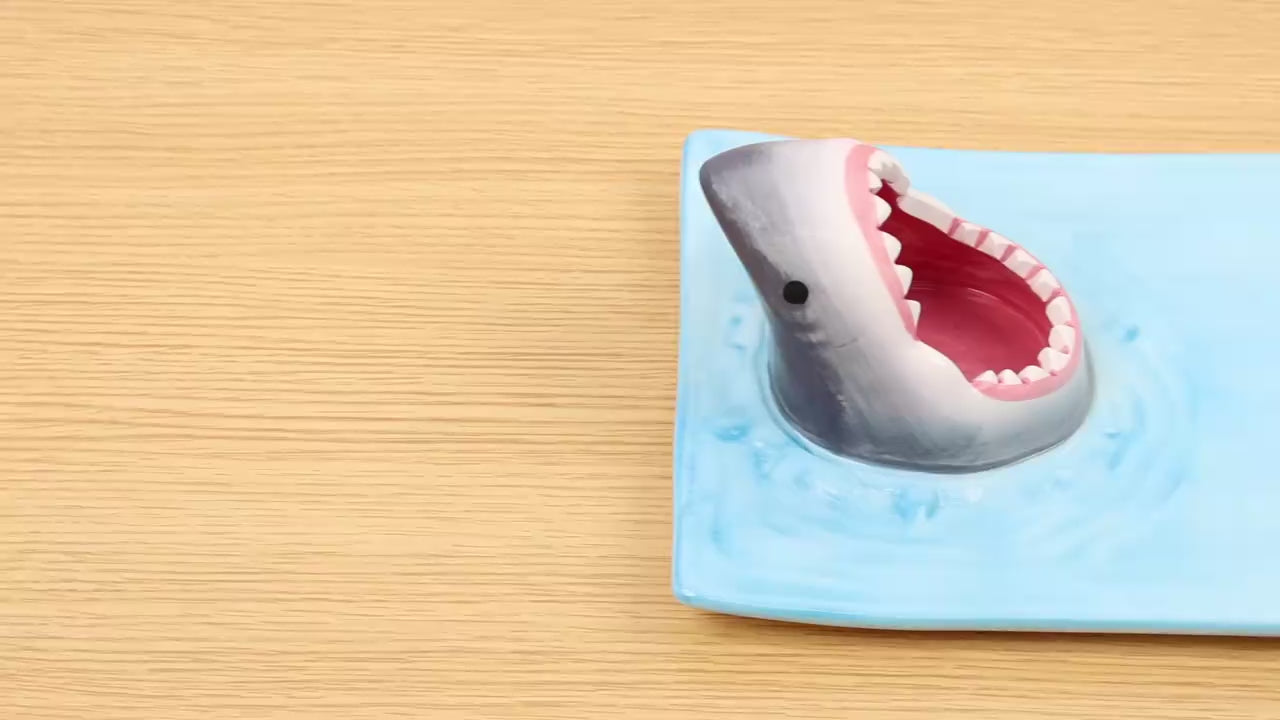 Japanese Ceramic Shark Plate