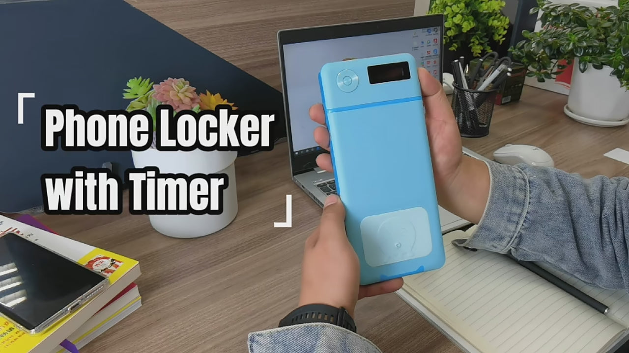 Cell Phone Lock Box with Timer - Self-Discipline Tool