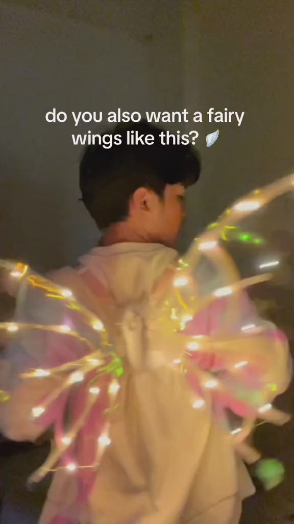 Fairy Wings for Kids - LED Light, Moving Butterfly Design